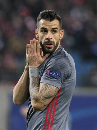 GER, UEFA Champions League, Vorrunde, RasenBallsport Leipzig vs Besiktas Istanbul 06.12.17 , Leipzig, Red Bull Arena, GER, Saison 2017 2018, UEFA Champions League - Gruppe G, RasenBallsport Leipzig vs Besiktas Istanbul im Bild Alvaro Negredo (Besiktas)