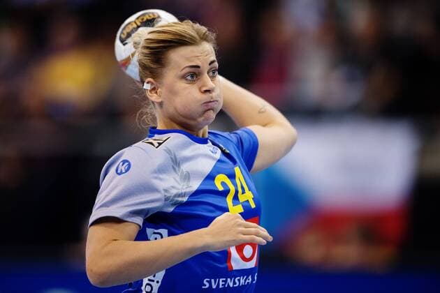 Handball, WM Damen, Schweden - Argentinien 171207 Sveriges Nathalie Hagman i matchen mellan Sverige och Argentina under handbolls-VM den 7 december 2017 i Bietigheim Bissingen. Copyright: CARLxSANDIN BB171207CS010