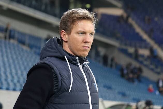 Julian Nagelsmann (Trainer, Cheftrainer, Hoffenheim), Einzelbild, Aktion, Action, am Spielfeldrand, an der Seitenauslinie, Fussball, UEFA Europa League, TSG 1899 Hoffenheim - PFK Ludogorez Rasgrad 1945,