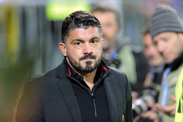 Fußball, EL, HNK Rijeka - AC Mailand UEFA Rijeka vs Milan - Rijeka, Croatia 07.12.2017., Rijeka, Croatia - UEFA Europa league, group D, round 6., HNK Rijeka - AC Milan. Gennaro Gattuso.  NelxPavletic PIXSELL
