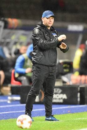 Fussball, Herren, Saison 2017 2018, UEFA Europa League (Gruppe J, 6. Spieltag) in Berlin, Hertha BSC - Östersunds FK, Cheftrainer Pal Dardai (Hertha BSC), 07.12.17, Copyright: xMichaelxHundtx xMatthiasxKochx