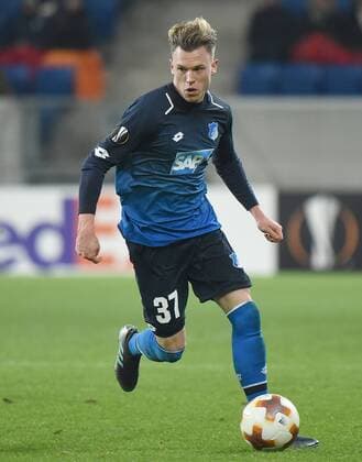 07.12.2017, xhbx, Fussball Europa League, TSG 1899 Hoffenheim - Rasgrad, emspor, v.l. Robin Hack (TSG 1899 Hoffenheim) Sinsheim