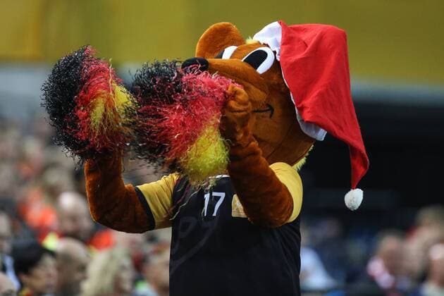 WM-Maskottchen Hanniball (Deutschland) - Frauen Handball Weltmeisterschaft Gruppenspiel D Deutschland vs. China in der Arena Leipzig - Deutschland, Handball, Frau,Frauen,06.12.2017