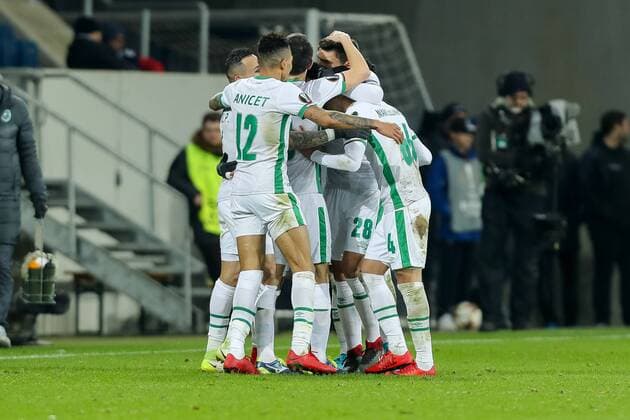 Sinsheim, Deutschland 07.12.2017, UEFA Europa League - 2017 18 Season, Gruppenphase - Gruppe C - 6. Spieltag, TSG 1899 Hoffenheim - PFC Ludogorets 1945 , Tor zum 1:1 Torschuetze Wanderson (Ludogorets) wird bejubelt ( DeFodi507
