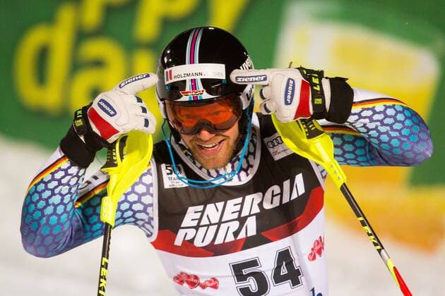 05.01.2017, Crveni Spust, Zagreb, CRO, FIS Weltcup Ski Alpin, Zagreb, Slalom, Herren, 2. Lauf, im Bild Sebastian Holzmann (GER) reacts after his 2st run of men s Slalom of FIS ski alpine world cup at the Crveni Spust in Zagreb, Croatia on 2017 01 05., Zagreb Kroatien Crveni spust, Sljeme No model release