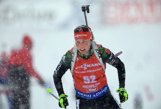Biathlon WC 08.012.2017 IBU WORLD CUP BIATHLON Hochfilzen 7,5 km SPRINT Damen DAHLMEIER Laura GER *** Biathlon WC 08 012 2017 IBU WORLD CUP BIATHLON Hochfilzen 7 5 km SPRINT Ladies DAHLMEIER Laura GER