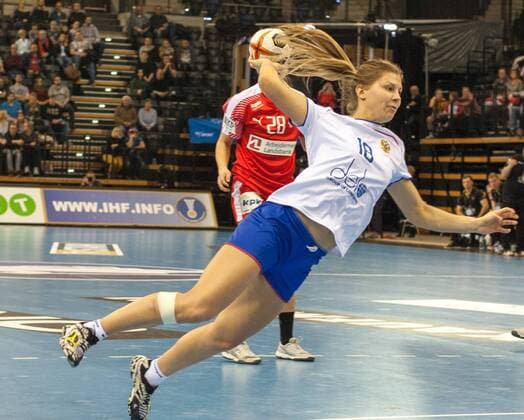 GER, IHF WM 2017, Dänemark (DEN) vs Russland (RUS) 08.12.2017, EWE Arena, Oldenburg, Germany, 23.IHF World Championship WM Weltmeisterschaft 2017 Women, first round, Group C, Dänemark vs Russland, im Bild Daria SAMOKHINA (RUS 18)