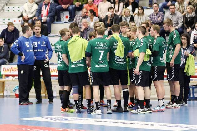 Auszeit HG Saarlouis, ASV Hamm-Westfalen vs HG Saarlouis, Handball, 2. Bundesliga, 09.12.2017, Hamm Copyright: xEibner-Pressefoto Strohdiekx EP_JSK