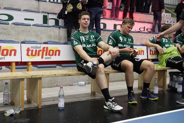 Enttaeuschung bei Lars Weissgerber (HG Saarlouis 19), ASV Hamm-Westfalen vs HG Saarlouis, Handball, 2. Bundesliga, 09.12.2017, Hamm Copyright: xEibner-Pressefoto Strohdiekx EP_JSK