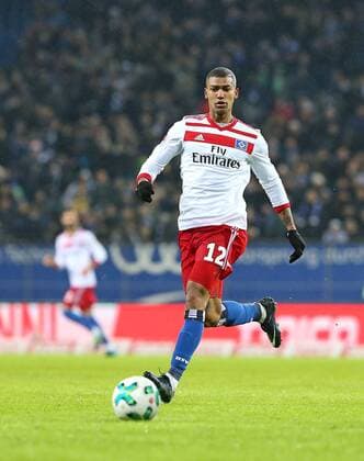 09.12.2017, Fussball 1. Bundesliga 2017 2018, 15. Spieltag, Hamburger SV - VfL Wolfsburg, im Volksparkstadion Hamburg. Walace (Hamburg)