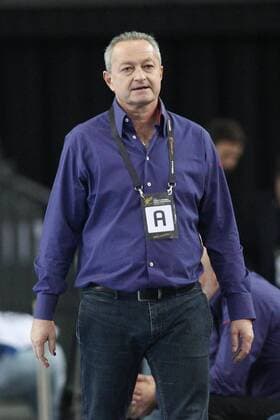 Leipzig, 11.12.2017, Arena Leipzig, Weltmeisterschaft 2017, Handball Frauen Achtelfinale. , Rumänien (ROU) vs Tschechien (CZE) 27:28 (17:14) , Im Bild: Trainer Jan BASNY (Tschechien) ,