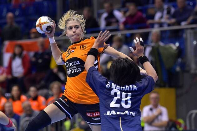 11-12-2017 HANDBAL:NEDERLAND-JAPAN:MAGDEBURG WK Handbal Dames 2017 1 8 finales, Nederland - Japan Estavana Polman 79 NED Foto: Henk Seppen xVIxVIxImagesx xSoenarxChamidxsportfotografiexIVx 9549408