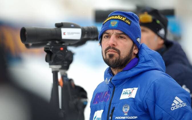 Biathlon WC 08.12.2017 IBU WORLD CUP BIATHLON Hochfilzen 10 km SPRINT HERREN Ricco Groß GROSS GER Russischer Nationaltrainer Herren *** Biathlon WC 08 12 2017 IBU WORLD CUP BIATHLON Hochfilzen 10 km SPRINT MEN Ricco Groß GROSS GER Russian national coach Men