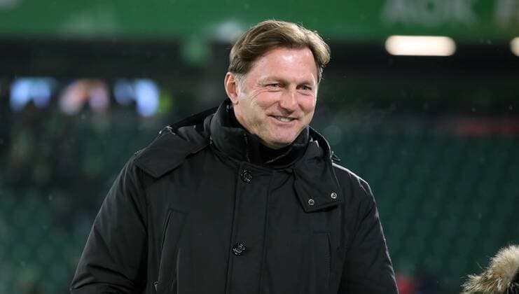 Leverkusen - RB Leipzig Fussball Bundesliga Leverkusen, 18.11.2017, BayArena, Fussball, 1.Bundesliga, 12. Spieltag , Bayer Leverkusen vs. RB Leipzig , Im Bild: Trainer Ralph Hasenhüttl Hasenhuettl, RB Leipzig. ,