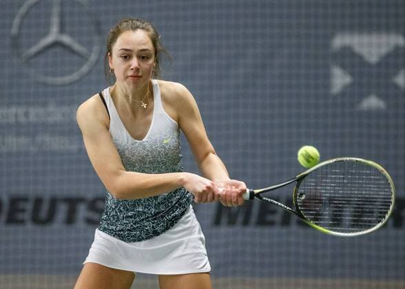 ANICA STABEL, Deutsche Meisterschaften 2017 Tennis - Deutsche Meisterschaften 2017 - Deutsche Meisterschaft - - Biberach an der Riss - Baden-Wuerttemberg - Germany - 12 December 2017. Â Copyright: xJuergenxHasenkopfx