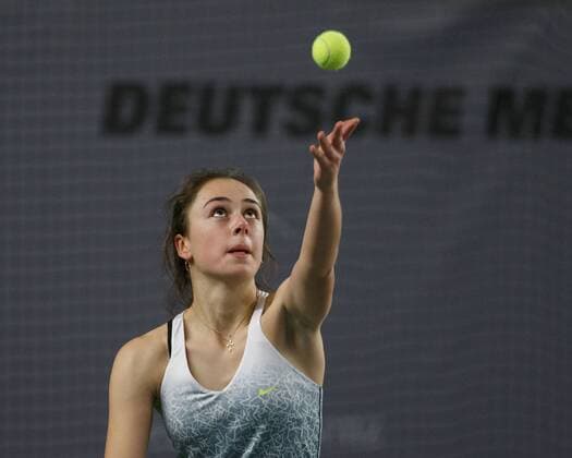ANICA STABEL, Deutsche Meisterschaften 2017 Tennis - Deutsche Meisterschaften 2017 - Deutsche Meisterschaft - - Biberach an der Riss - Baden-Wuerttemberg - Germany - 12 December 2017. Â Copyright: xJuergenxHasenkopfx
