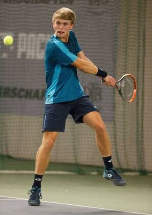 MARVIN MOELLER, Deutsche Meisterschaften 2017 Tennis - Deutsche Meisterschaften 2017 - Deutsche Meisterschaft - - Biberach an der Riss - Baden-Wuerttemberg - Germany - 12 December 2017. Â Copyright: xJuergenxHasenkopfx