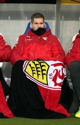 TSG 1899 Hoffenheim - VfB Stuttgart Deutschland, Sinsheim, 13.12.2017, Fussball, Bundesliga, Saison 2017 2018, 16. Spieltag, TSG 1899 Hoffenheim - VfB Stuttgart: Simon Terodde (VfB Stuttgart).