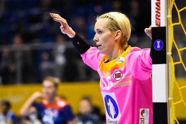 Handball, WM Damen, Norwegen - Russland 171213 Norges malvakt Katrine Lunde i kvartsfinalen mellan Norge och Ryssland under handbolls-VM den 13 december 2017 i Magdeburg. Copyright: CARLxSANDIN BB171213CS081