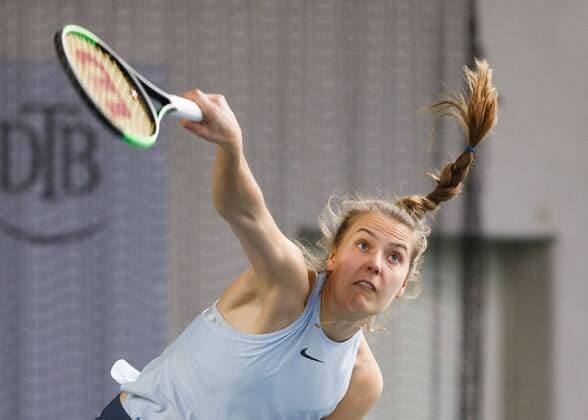 ANTONIA LOTTNER (GER) Tennis - Deutsche Meisterschaften 2017 - Deutsche Meisterschaft - - Biberach an der Riss - Baden-Wuerttemberg - Germany - 14 December 2017. Â Copyright: xJuergenxHasenkopfx