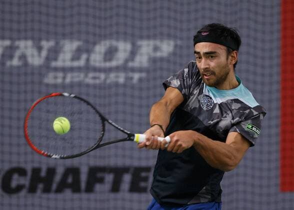 MARC SIEBER (GER) Tennis - Deutsche Meisterschaften 2017 - Deutsche Meisterschaft - - Biberach an der Riss - Baden-Wuerttemberg - Germany - 14 December 2017. Â Copyright: xJuergenxHasenkopfx