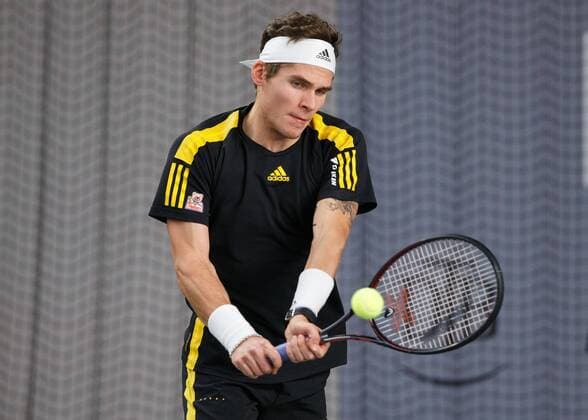 DANIEL MASUR Tennis - Deutsche Meisterschaften 2017 - Deutsche Meisterschaft - - Biberach an der Riss - Baden-Wuerttemberg - Germany - 14 December 2017. Â Copyright: xJuergenxHasenkopfx