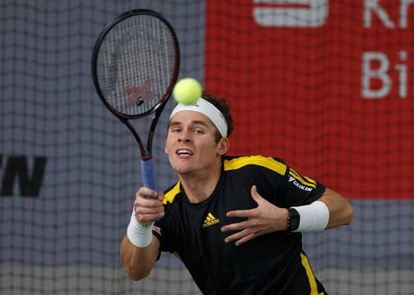 DANIEL MASUR Tennis - Deutsche Meisterschaften 2017 - Deutsche Meisterschaft - - Biberach an der Riss - Baden-Wuerttemberg - Germany - 14 December 2017. Â Copyright: xJuergenxHasenkopfx