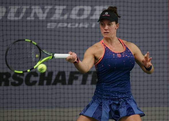 DINAH PFIZENMAIER (GER) Tennis - Deutsche Meisterschaften 2017 - Deutsche Meisterschaft - - Biberach an der Riss - Baden-Wuerttemberg - Germany - 14 December 2017. Â Copyright: xJuergenxHasenkopfx