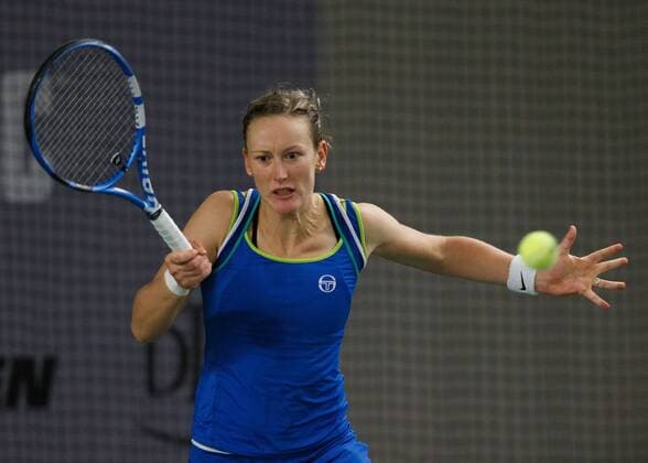 LAURA SCHAEDER (GER) Tennis - Deutsche Meisterschaften 2017 - Deutsche Meisterschaft - - Biberach an der Riss - Baden-Wuerttemberg - Germany - 14 December 2017. Â Copyright: xJuergenxHasenkopfx
