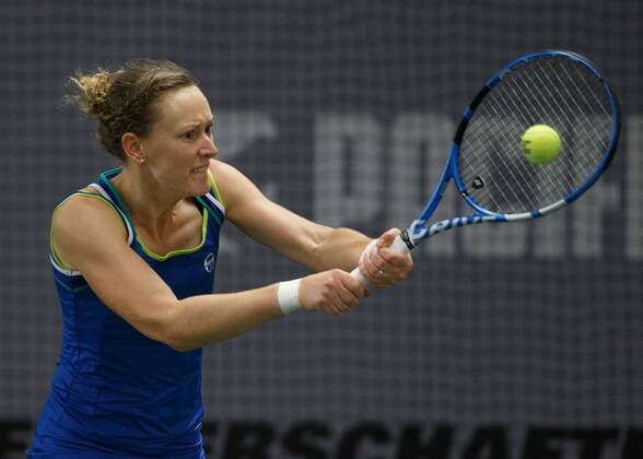 LAURA SCHAEDER (GER) Tennis - Deutsche Meisterschaften 2017 - Deutsche Meisterschaft - - Biberach an der Riss - Baden-Wuerttemberg - Germany - 14 December 2017. Â Copyright: xJuergenxHasenkopfx