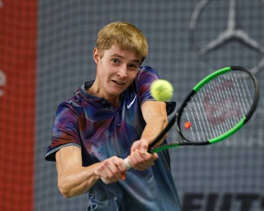 RUDOLF MOLLEKER Tennis - Deutsche Meisterschaften 2017 - Deutsche Meisterschaft - - Biberach an der Riss - Baden-Wuerttemberg - Germany - 14 December 2017. Â Copyright: xJuergenxHasenkopfx