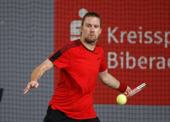 STEFAN SEIFERT Tennis - Deutsche Meisterschaften 2017 - Deutsche Meisterschaft - - Biberach an der Riss - Baden-Wuerttemberg - Germany - 14 December 2017. Â Copyright: xJuergenxHasenkopfx