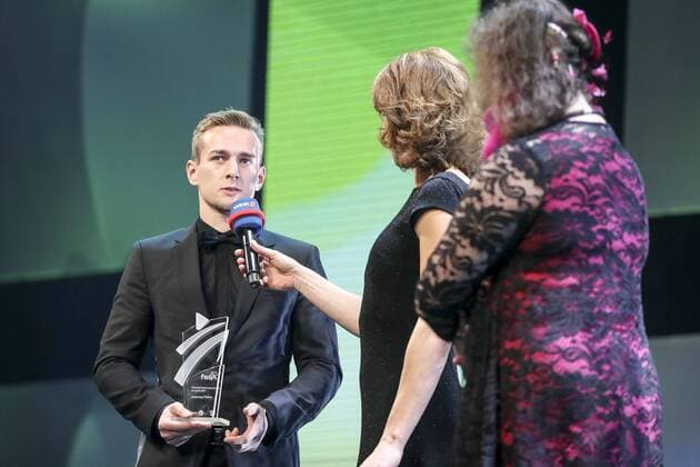 Felix Verleihung NRW Sportler des Jahres 2017 Duesseldorf, 15.12.2017 NRW-Behindertensportler des Jahres, Johannes Floors (TSV Bayer 04 Leverkusen) bei der Felix Verleihung NRW Sportler des Jahres 2017 am 15.12.2017 in der Mitsubishi Electric Halle in Duesseldorf (Nordrhein-Westfalen).