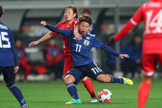 Mina Tanaka (JPN), DECEMBER 15, 2017 - Football Soccer : EAFF E-1 Football Championship 2017 Women s Final match between Japan 0-2 North Korea at Fukuda Denshi Arena in Chiba, Japan. NOxTHIRDxPARTYxSALES.  (mrva151446)