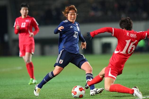 Mizuho Sakaguchi (JPN), DECEMBER 15, 2017 - Football Soccer : EAFF E-1 Football Championship 2017 Women s Final match between Japan 0-2 North Korea at Fukuda Denshi Arena in Chiba, Japan. NOxTHIRDxPARTYxSALES.  (mrva151477)