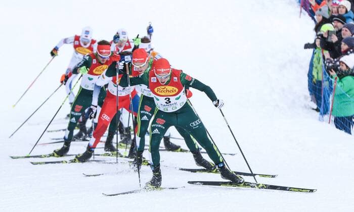 16.12.2017, Nordische Arena, Ramsau, AUT, FIS Weltcup Nordische Kombination, Langlauf, im Bild Eric Frenzel (GER) Eric Frenzel of Germany during Cross Country Competition of FIS Nordic Combined World Cup, at the Nordic Arena in Ramsau, Austria on 2017 12 16. -Pressefoto Ramsau am Dachstein *** 16 12 2017 Nordic Arena Ramsau AUT FIS World Cup Nordic Combined Cross Country Skiing Eric Frenzel ENG Eric Frenzel of Germany during the Cross Country Competition in Ramsau Austria on 2017 12 16 Press Photo Ramsau am Dachstein  EP_mhu  