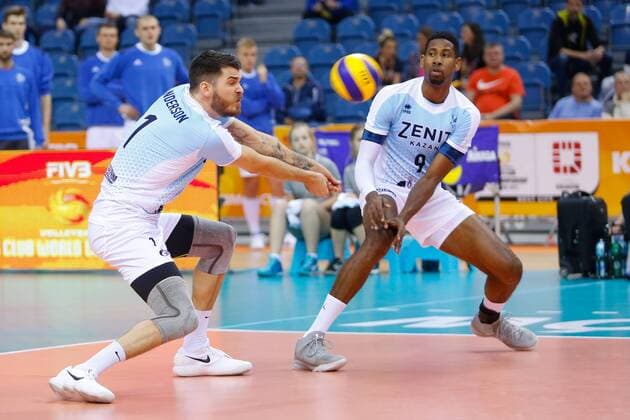 KRAKOW 16.12.2017 FIVB KLUBOWE MISTRZOSTWA SWIATA PILKA SIATKOWA MEZCZYZN POLSKA 2018 POLFINAL --- FIVB VOLLEYBALL MEN S CLUB World Championship WM Weltmeisterschaft POLAND 2017 SEMIFINAL: SADA CRUZEIRO - ZENIT KAZAN MATTHEW ANDERSON WILFREDO LEON FOT. ANNA KLEPACZKO FOTOPYK NEWSPIX.PL --- Newspix.pl  171216LUM017