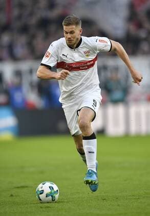Simon Terodde VfB Stuttgart am Ball VfB Stuttgart vs FC Bayern FCB 16.12.2017 VfB Stuttgart vs FC Bayern FCB