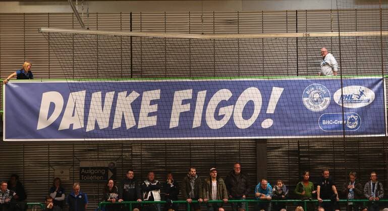 HBL 2. Handball Bundesliga, Saison 2017 2018, 18. Spieltag, Bergischer HC - HC Rhein Vikings -- zum Abschied von Viktor Szilagyi ( Bergischer HC ) Danke Figo