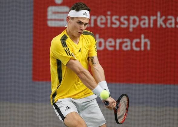 DANIEL MASUR (GER) Tennis - Deutsche Meisterschaften 2017 - Deutsche Meisterschaft - - Biberach an der Riss - Baden-Wuerttemberg - Germany - 16 December 2017. Â Copyright: xJuergenxHasenkopfx
