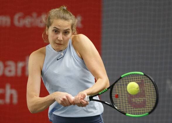 ANTONIA LOTTNER (GER) Tennis - Deutsche Meisterschaften 2017 - Deutsche Meisterschaft - - Biberach an der Riss - Baden-Wuerttemberg - Germany - 16 December 2017. Â Copyright: xJuergenxHasenkopfx