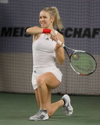 KATHARINA HOBGARSKI (GER) Tennis - Deutsche Meisterschaften 2017 - Deutsche Meisterschaft - - Biberach an der Riss - Baden-Wuerttemberg - Germany - 16 December 2017. Â Copyright: xJuergenxHasenkopfx
