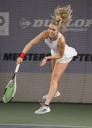 KATHARINA HOBGARSKI (GER) Tennis - Deutsche Meisterschaften 2017 - Deutsche Meisterschaft - - Biberach an der Riss - Baden-Wuerttemberg - Germany - 16 December 2017. Â Copyright: xJuergenxHasenkopfx