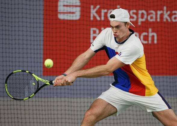 MAXIMILIAN MARTERER Tennis - Deutsche Meisterschaften 2017 - Deutsche Meisterschaft - - Biberach an der Riss - Baden-Wuerttemberg - Germany - 16 December 2017. Â Copyright: xJuergenxHasenkopfx