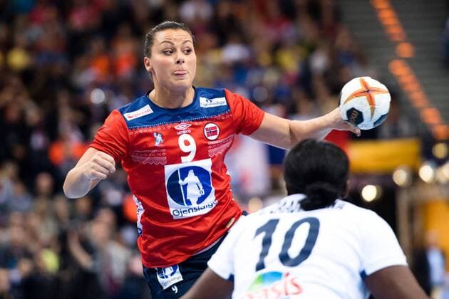 Handball, WM, Damen, Finale, Norwegen - Frankreich 171217 Norges Nora M¿rk i finalen mellan Frankrike och Norge under handbolls-VM den 17 december 2017 i Hamburg. Copyright: CARLxSANDIN BB171217CS120