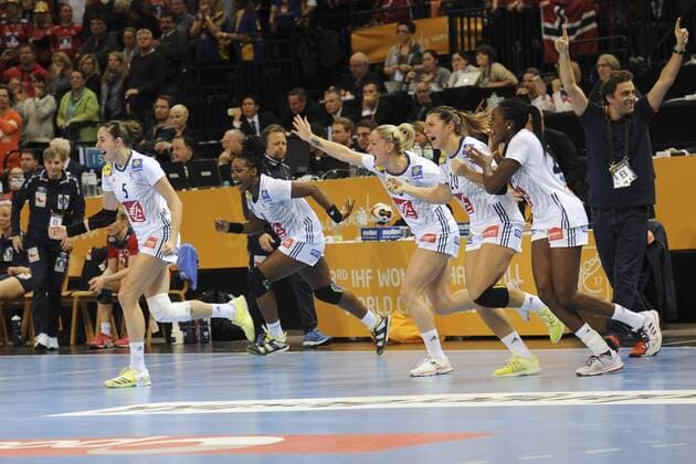 Handball, WM, Damen, Frankreich ist Weltmeister Frankreich ist Weltmeister Frankreich - Norwegen, Handball, 23. IHF Handball-Weltmeisterschaft der Frauen; Hamburg, 17.12.17 Hamburg Hamburg Germany Barclaycard Arena Copyright: xAgentur54Gradx xThomasxSobczakx