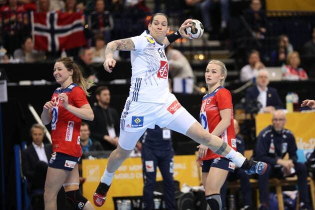 Frankreich - Norwegen, 23. IHF Handball-Weltmeisterschaft der Frauen; Hamburg, 17.12.17 Hamburg, 17.12.17, Handball, 23. IHF Handball-Weltmeisterschaft der Frauen, Finale, Frankreich - Norwegen : Alexandra Lacrabere (Frankreich, 64)