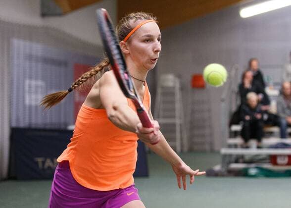 TAMARA KORPATSCH Tennis - Deutsche Meisterschaften 2017 - Deutsche Meisterschaft - - Biberach an der Riss - Baden-Wuerttemberg - Germany - 17 December 2017. Â Copyright: xJuergenxHasenkopfx