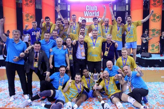 2017.12.17 Krakow Siatkowka mezczyzn, Klubowe Mistrzostwa Swiata, final Zenit Kazan - Cucine Lube Civitanova N z Zenit Kazan Foto Krzysztof Porebski PressFocus 2017.12.17 Krakow Volleyball men, Men s Club World Championship WM Weltmeisterschaft final game Zenit Kazan - Cucine Lube Civitanova Zenit Kazan Credit: Krzysztof Porebski PressFocus NEWSPIX.PL --- Newspix.pl  20171217PF_KP319