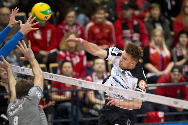 Urpo Sivula 2, Sastamala during the Volleyball 2018 CEV Champions League Sastamala - VfB Friedrichshafen match 19. December 2017 in Vantaa, Finland.  Copyright: xTomixHänninenx NP24_00052845